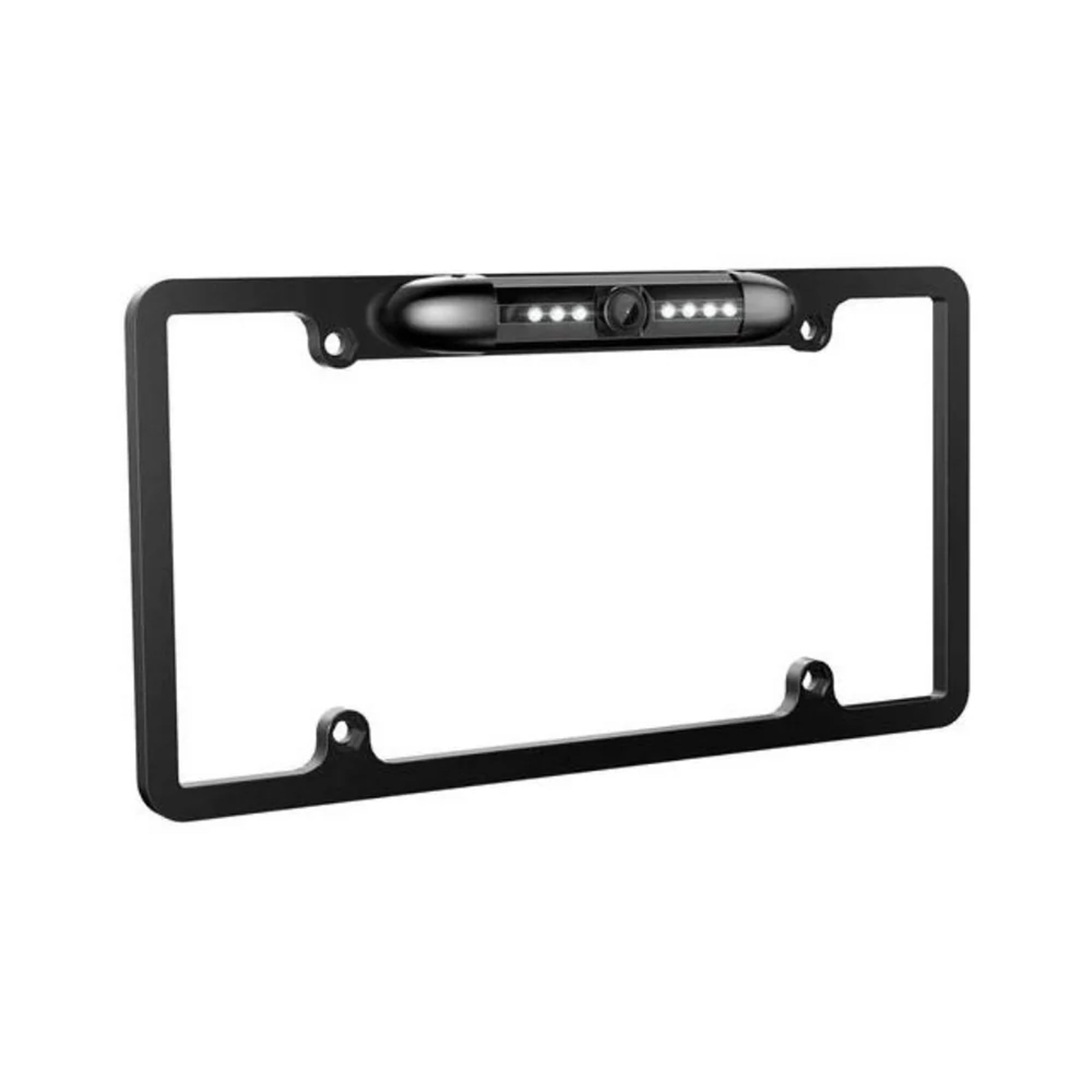 Boyo VSL300L, Full-Frame License Plate Backup Camera w/ Built-in LED Lights (Black)