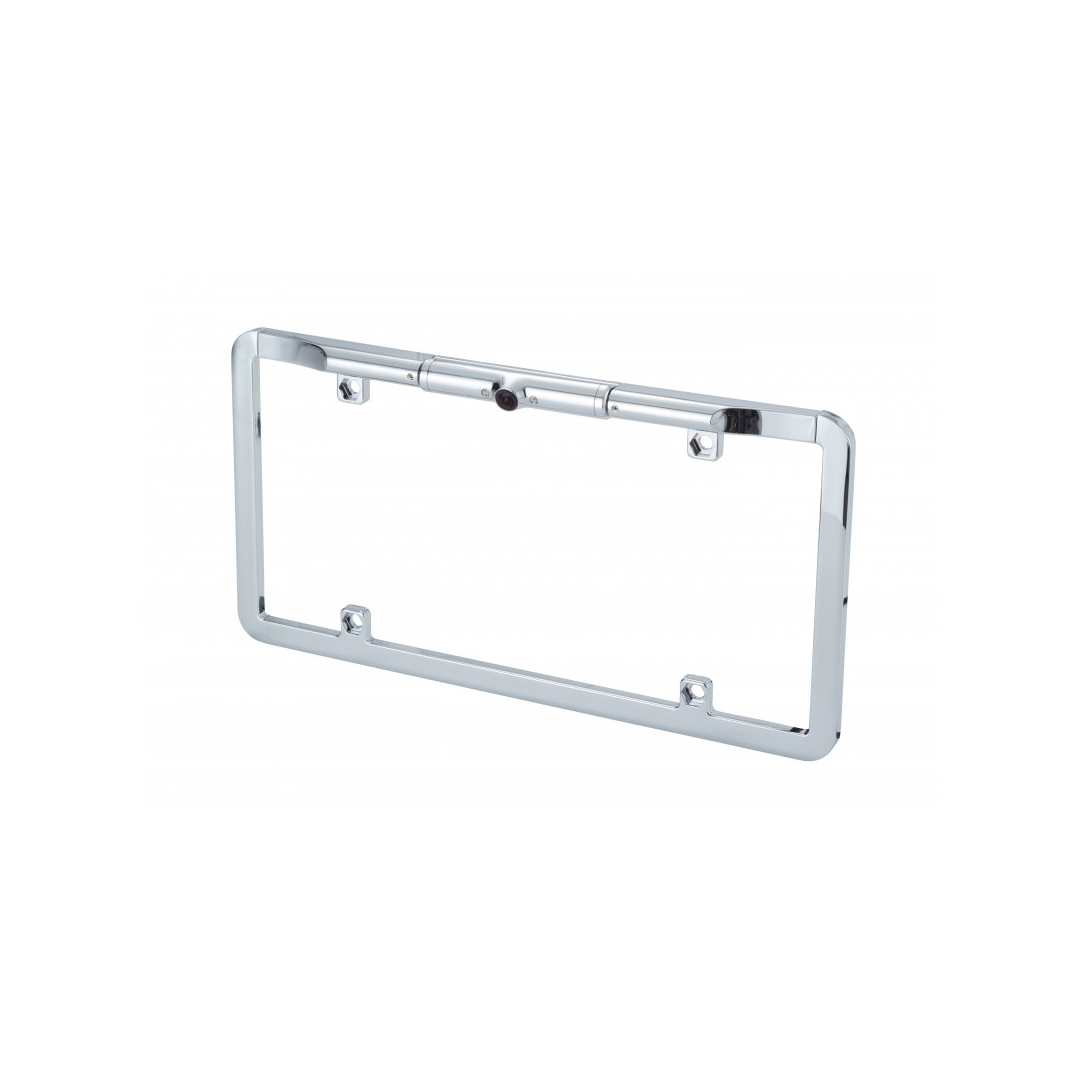 EchoMaster CAM-LFDPLC-N, Full Frame Ultra Slim License Plate Mount Camera w/ Dynamic Parking Lines - Chrome