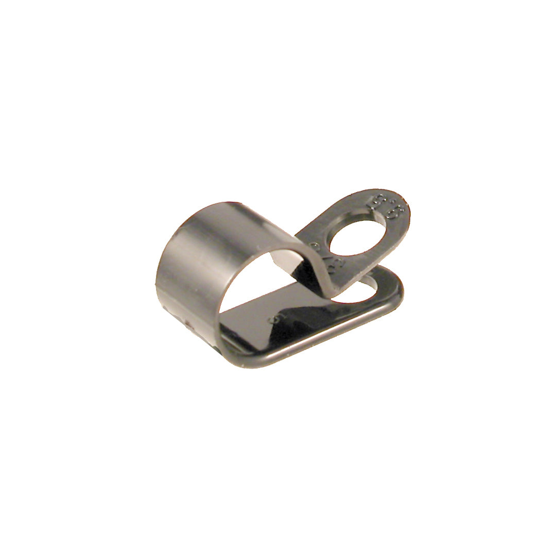 PAC CC38, 3/8"Black Nylon Cable Clamp - 100/Bag