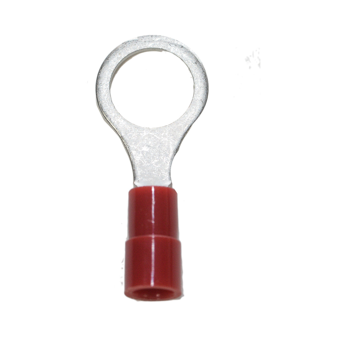PAC CONRTRN516, 22-18 Gauge 5/16" Nylon Ring Terminal - Red