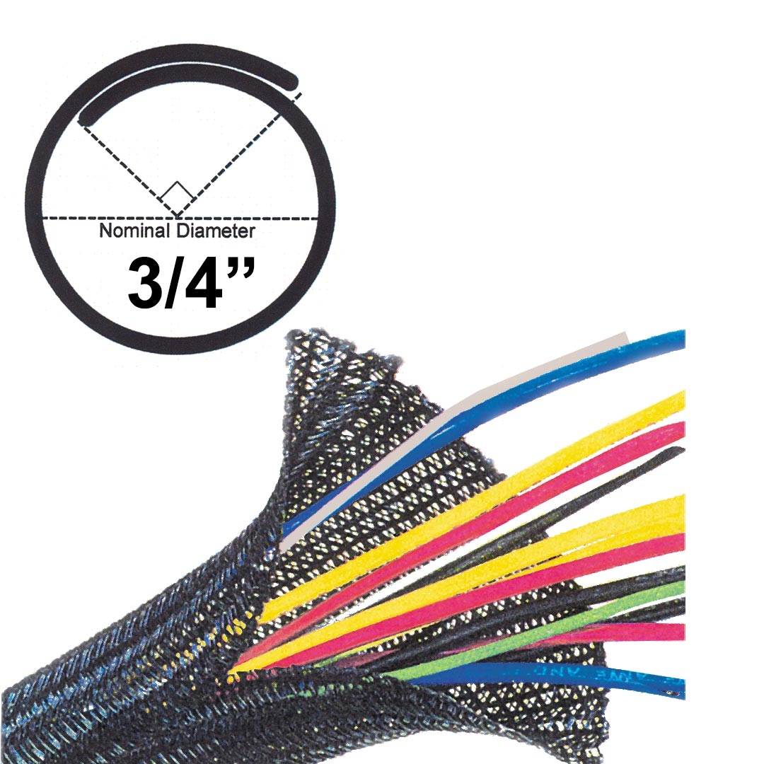 PAC EXTUB634, Flexo-6 Tubing 3/4 Black