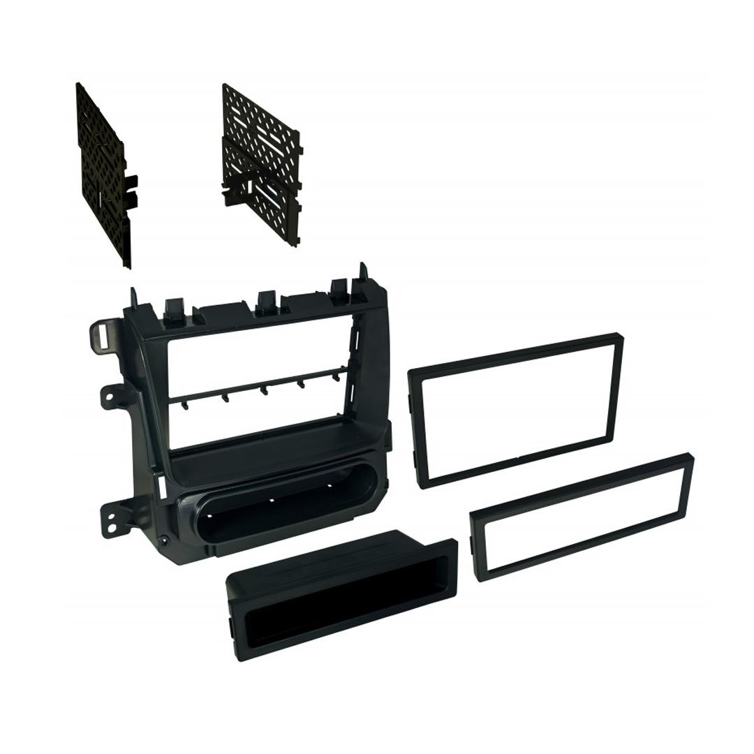 American International GMK327, 2015-17 Chevrolet Suburban / Tahoe 2015-17 GMC Yukon / Yukon XL Single DIN / ISO w/ Pocket or Double DIN Dash Kit