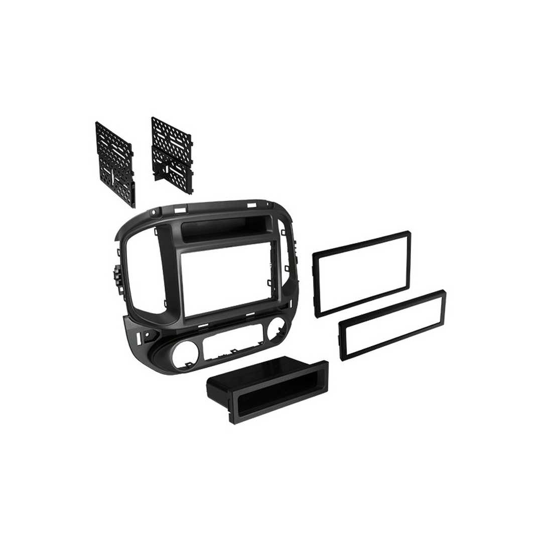 American International GMK329BM, 2015-2017 Chevrolet Colorado 2015-2017 GMC Canyon Single DIN / ISO w/ Pocket or Double DIN Dash Kit