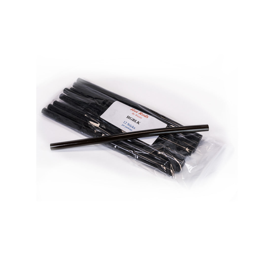 PAC HGBLK, Black Hot Glue 12 Sticks