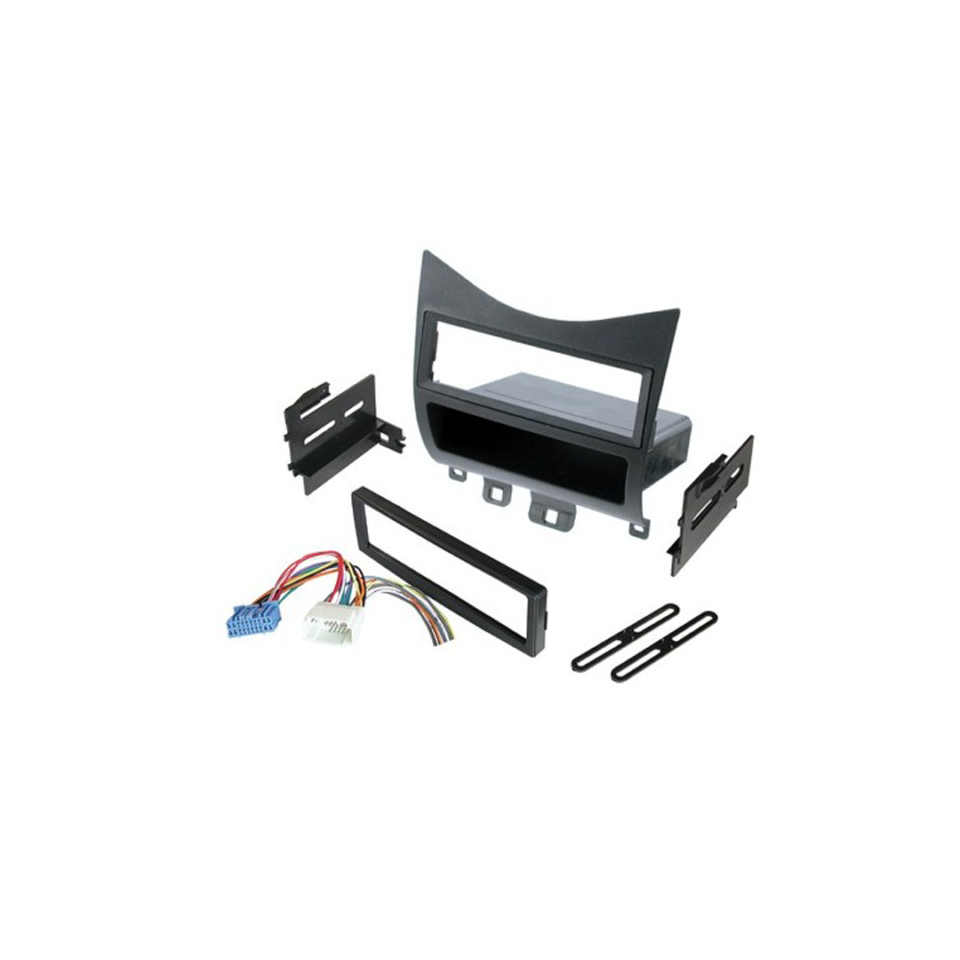American International HONK823H, 2003-2007 Honda Accord Relocation Kit w/ Harness Single DIN or ISO w/ Pocket Dash Kit