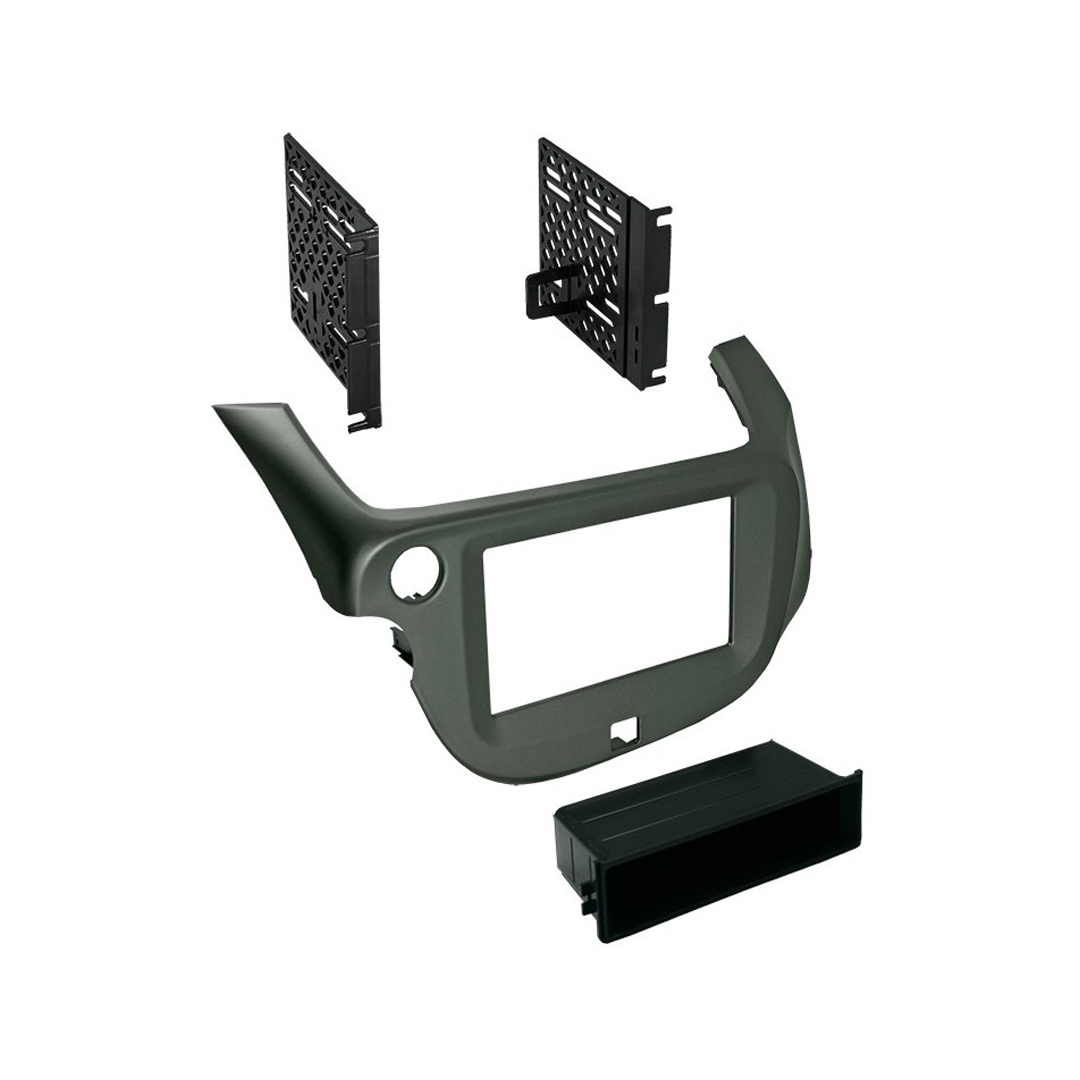 American International HONK848S, 2009-2013 Honda Fit Single ISO w/ Pocket or Double DIN Dash Kit