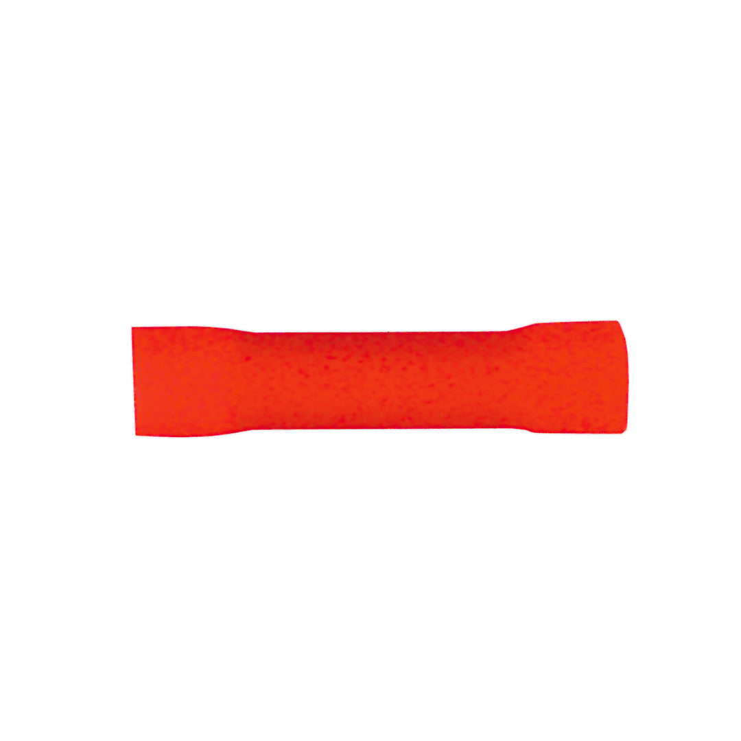 PAC IBCR, 18-22Ga Red Vinyl Butt (100/Bg)