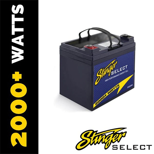 Stinger Select SSB2000, AGM Battery 35AH - 2000 Watts