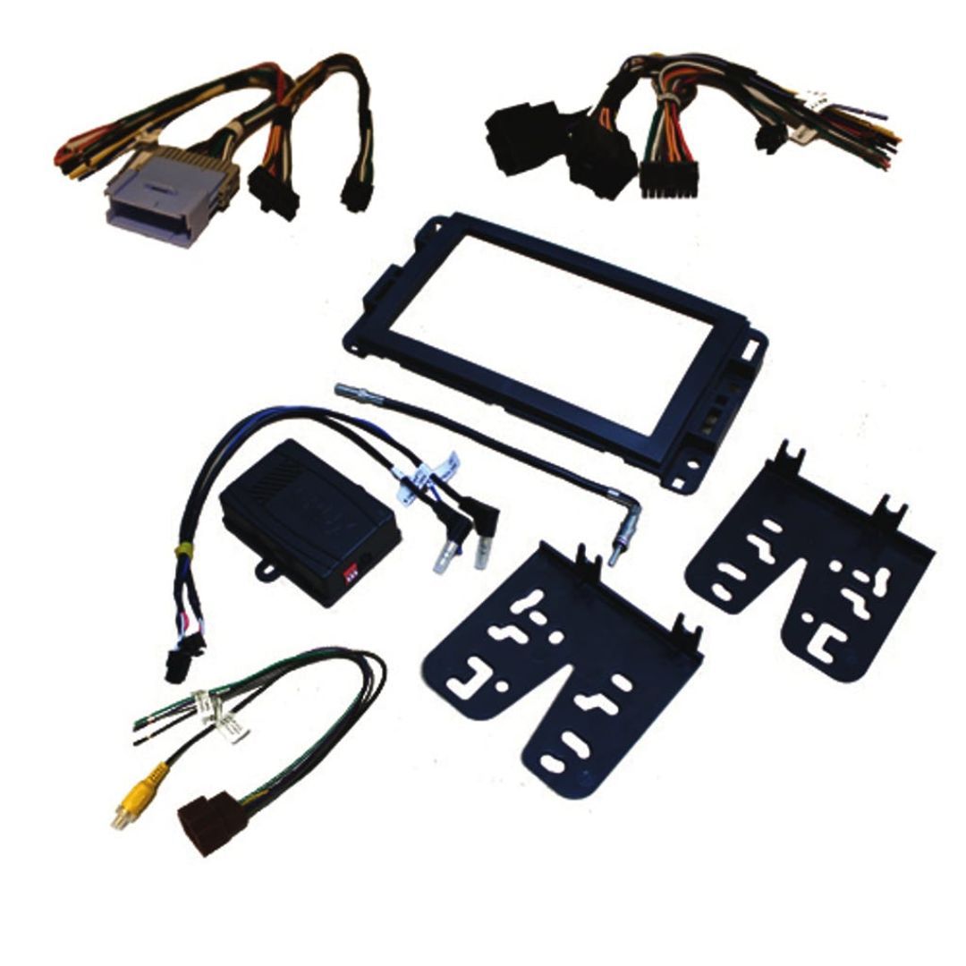 Crux DKGM-51, Radio Replacement with SWC Retention for GM LAN 11 Bit Vehicles (Double DIN Dash Kit Included)