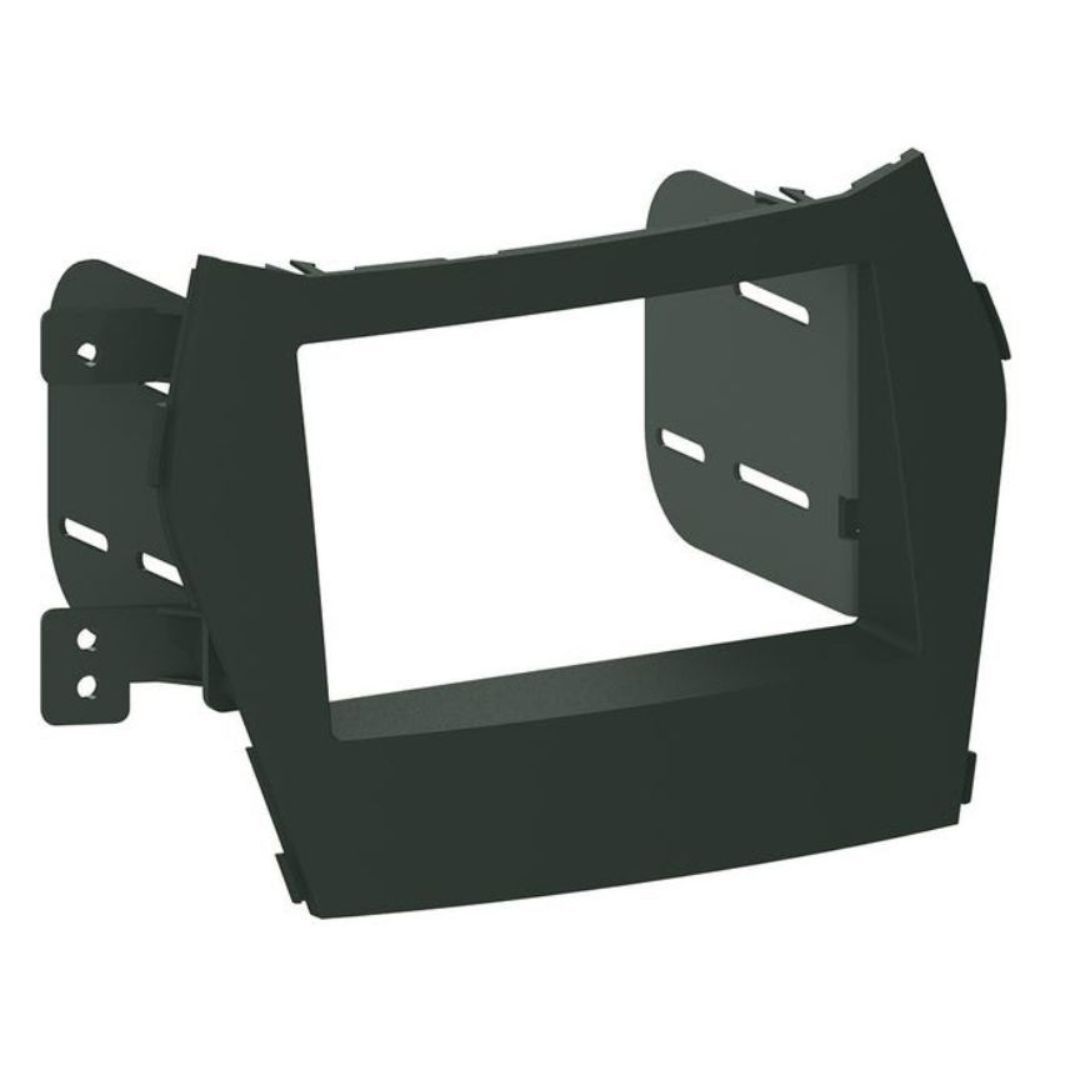 Scosche HY1632B, 2013-Up Hyundai Santa Fe ISO Double DIN & DIN+Pocket Kit, Non-Nav Models