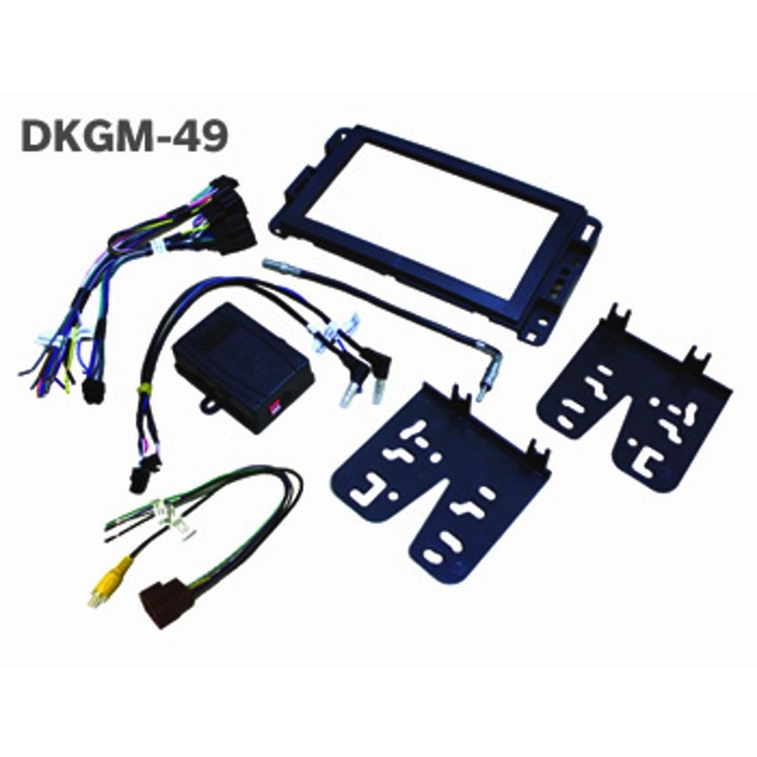Crux DKGM-49, Radio Replacement with SWC Retention for GM LAN 29 Bit Vehicles (Double DIN Dash Kit Included)