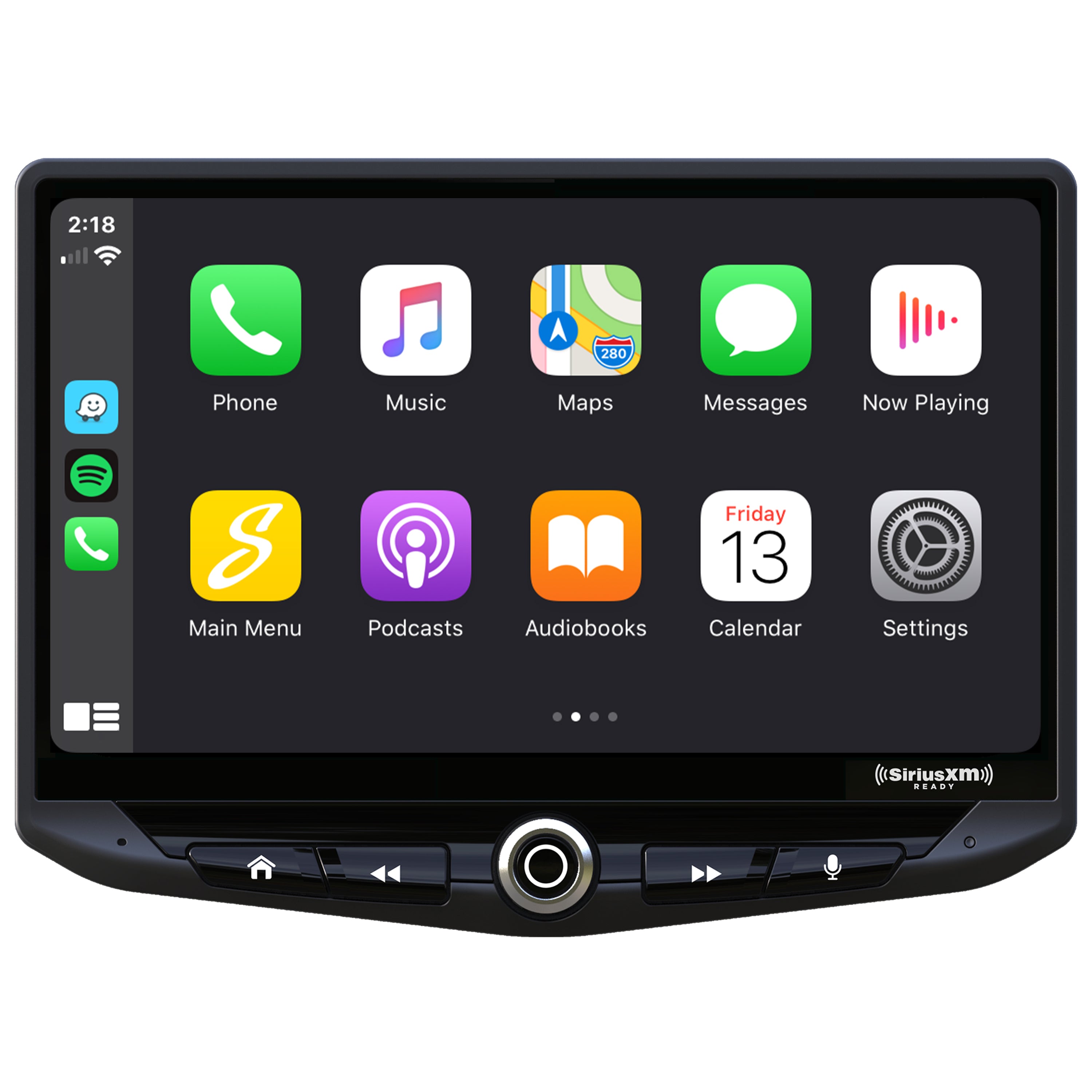 Stinger UN1810, Heigh10 10" Floating Screen Multimedia Player w/ Apple CarPlay & Android Auto Compatibility