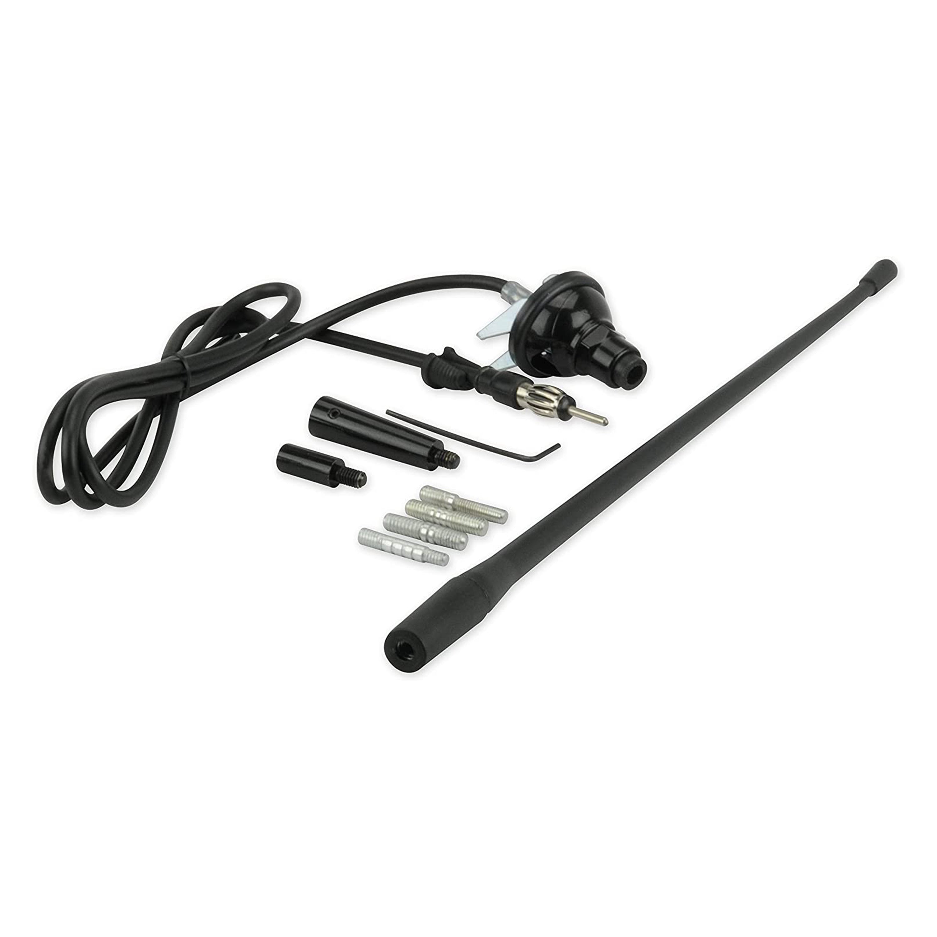 Scosche RMA900, Replacement Antenna For Domestic & Imports, 13" Rubber Mast w/ 8" Cable