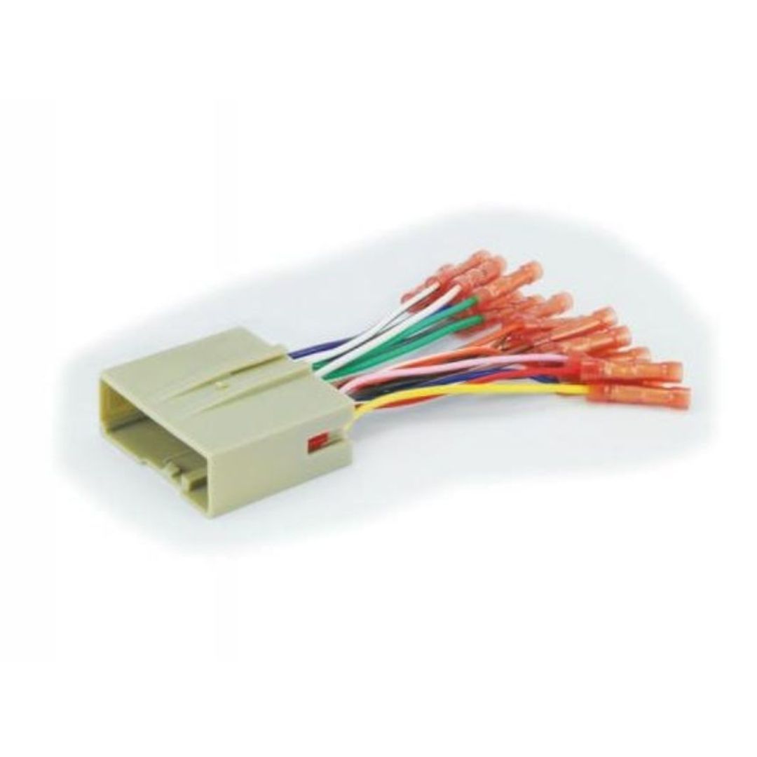 Scosche FD23BCB, 2004-Up Select Ford Power/Speaker Connector; Pre-Terminated w/ Butt Connectors