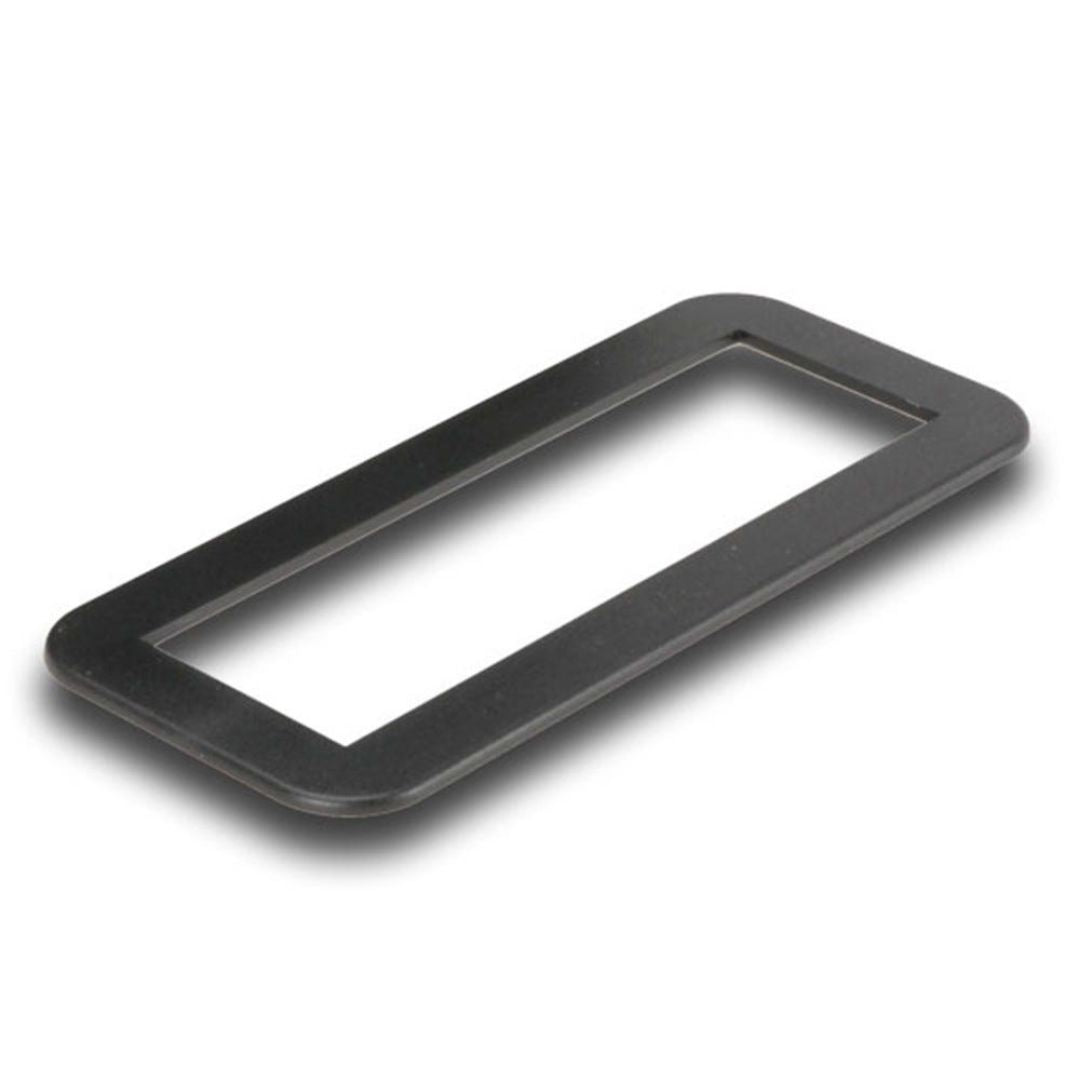 Scosche DIN.75B, Universal DIN Trim Ring, 3/4" Border