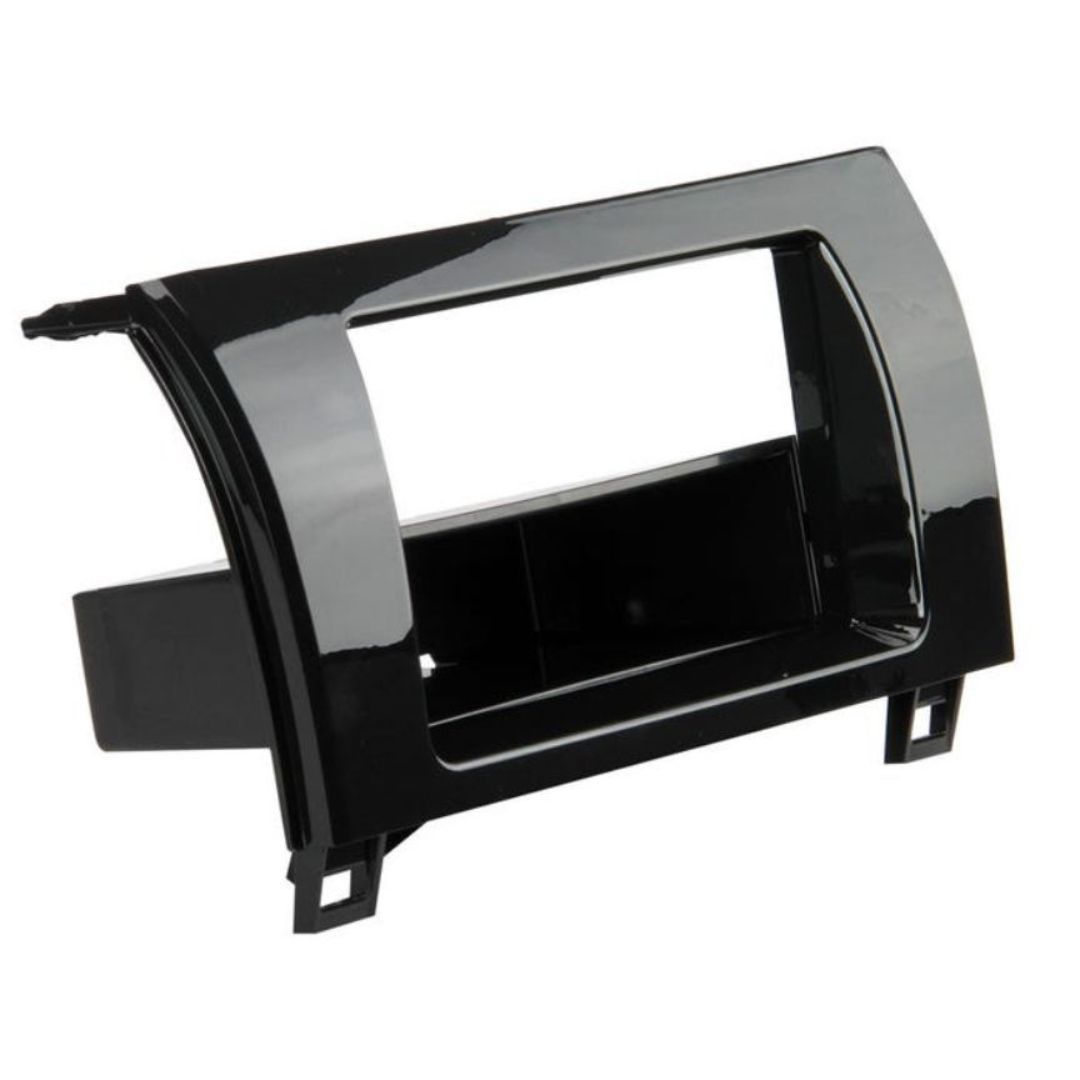 Scosche TA2073B, 2007-2013 Toyota Tundra ISO Double DIN & DIN+Pocket Kit, High Gloss Piano Black