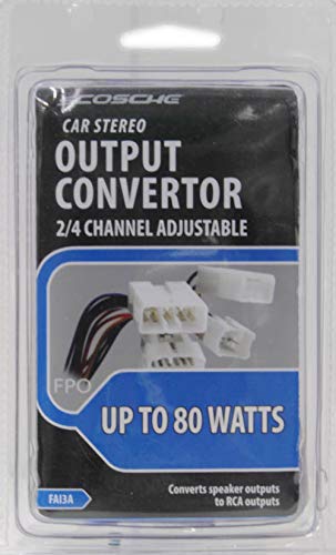 Scosche FAI4 Speaker Level Converter Amplifier Interface