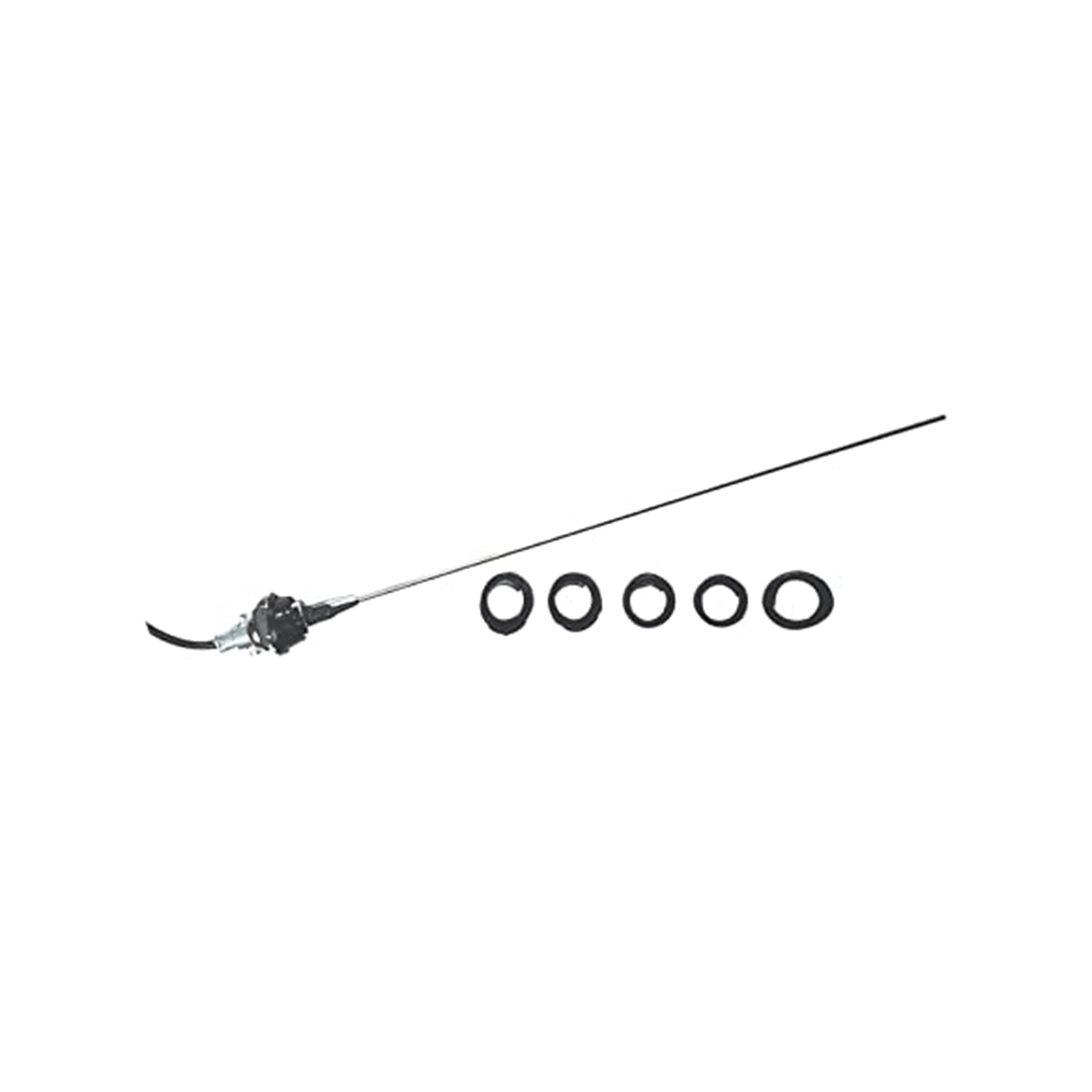 Scosche GM202, 1987-Up General Motors Fender Mount Antenna, 30" Steel Mast, 4 Adapter Bases