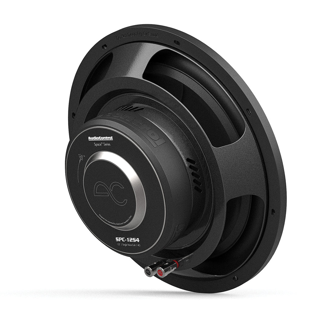 AudioControl SPC-12S4, Space 12" Single 4 Ohm Shallow Subwoofer, 400W