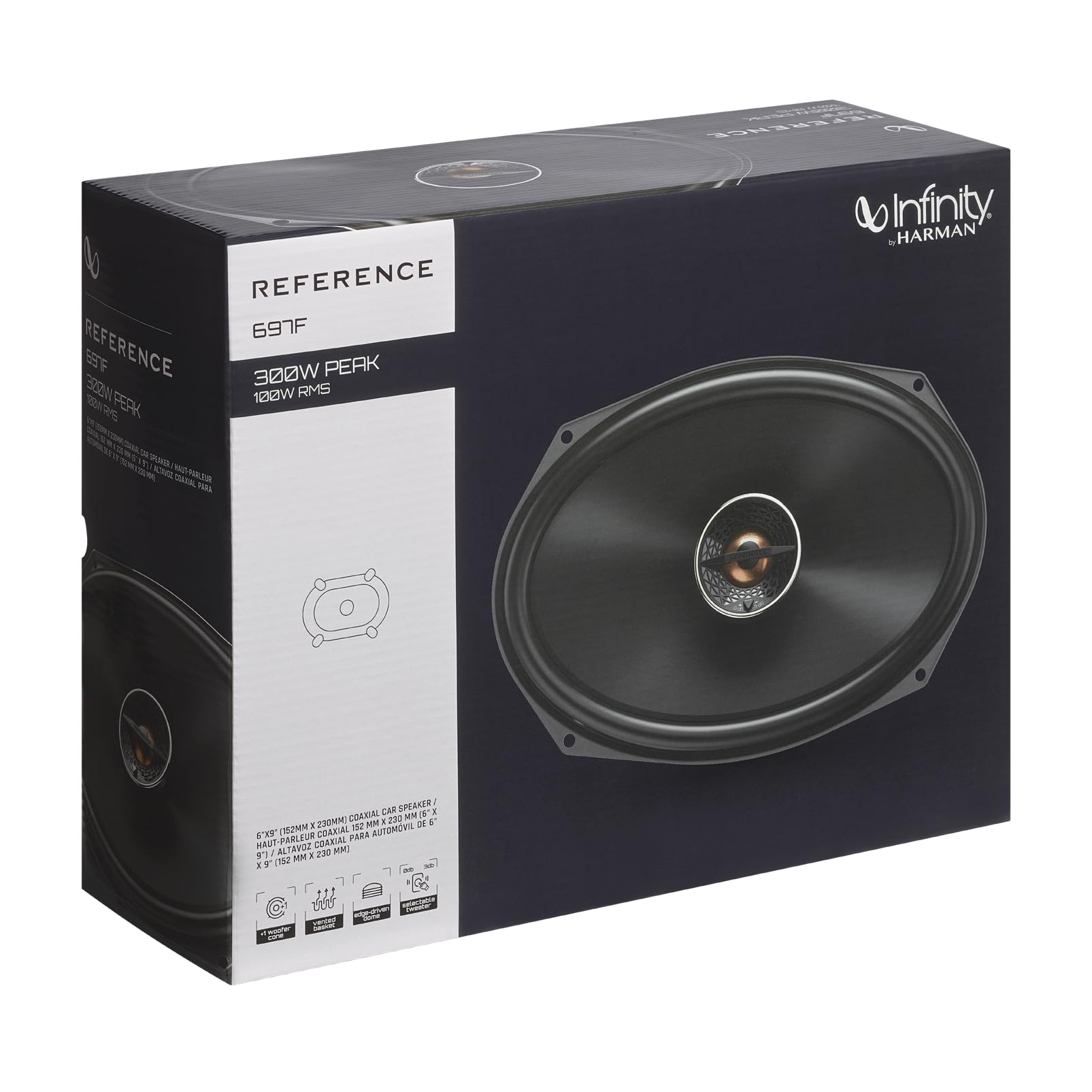 Infinity REF697F, Reference Series 6x9" 2-Way Coaxial Speakers