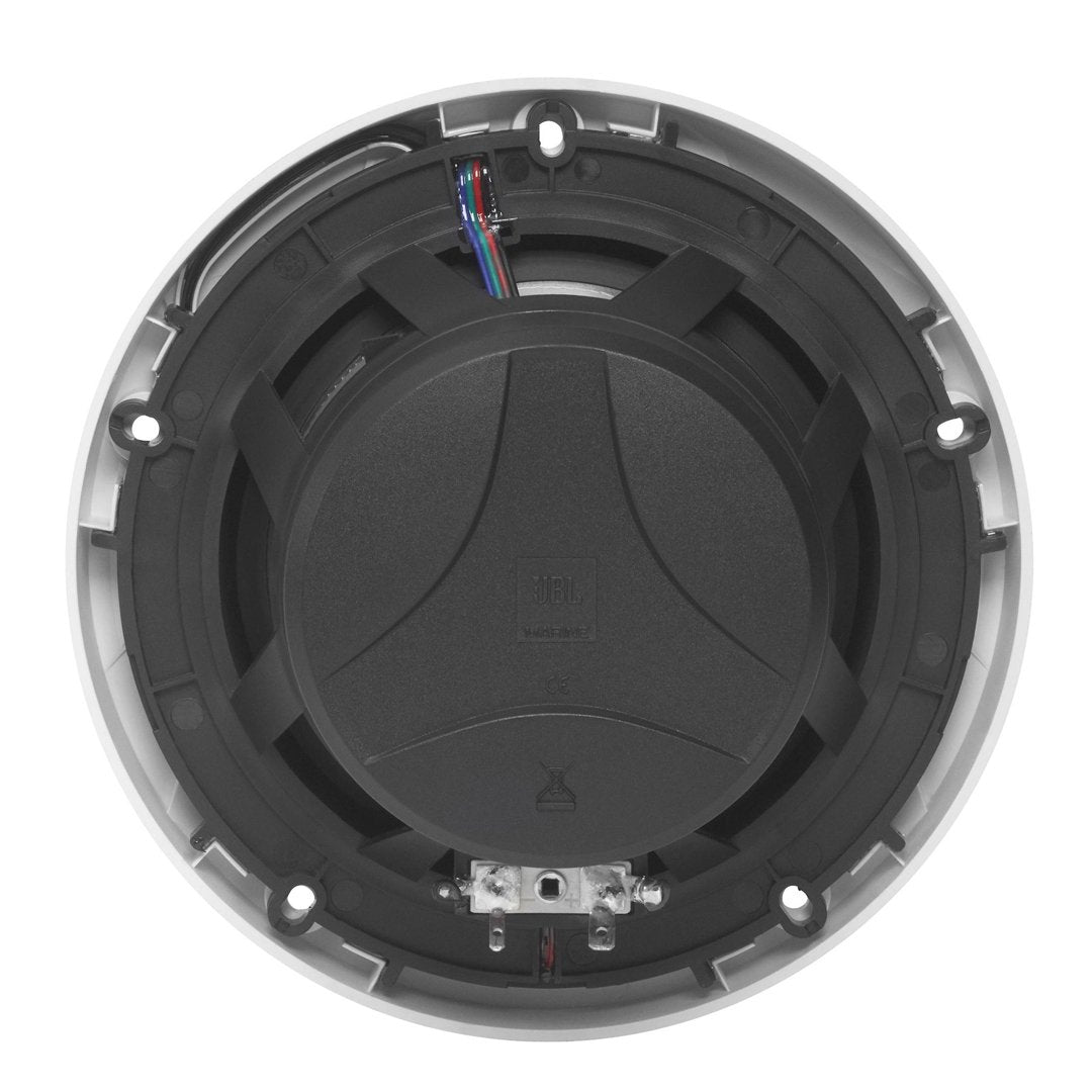 JBL MS65LW, Club Series Marine 6 1/2" Mulit-element 2-Way Marine Coaxial Speakers w/ RGB Lighting- 75W (White)