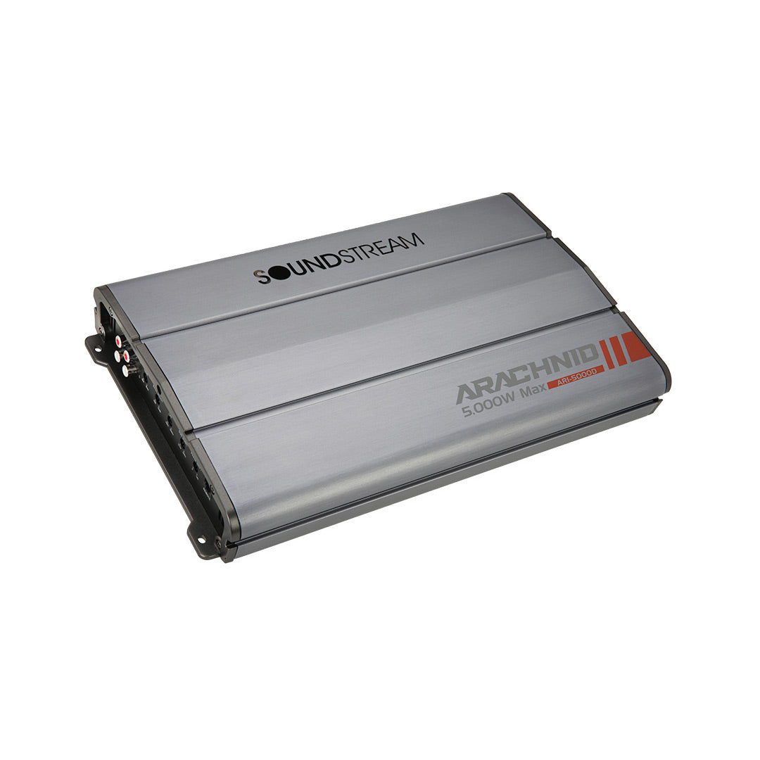 Soundstream AR1-5000D, Arachnid Series Monoblock Class D Subwoofer Amplifier - 5,000 Watts