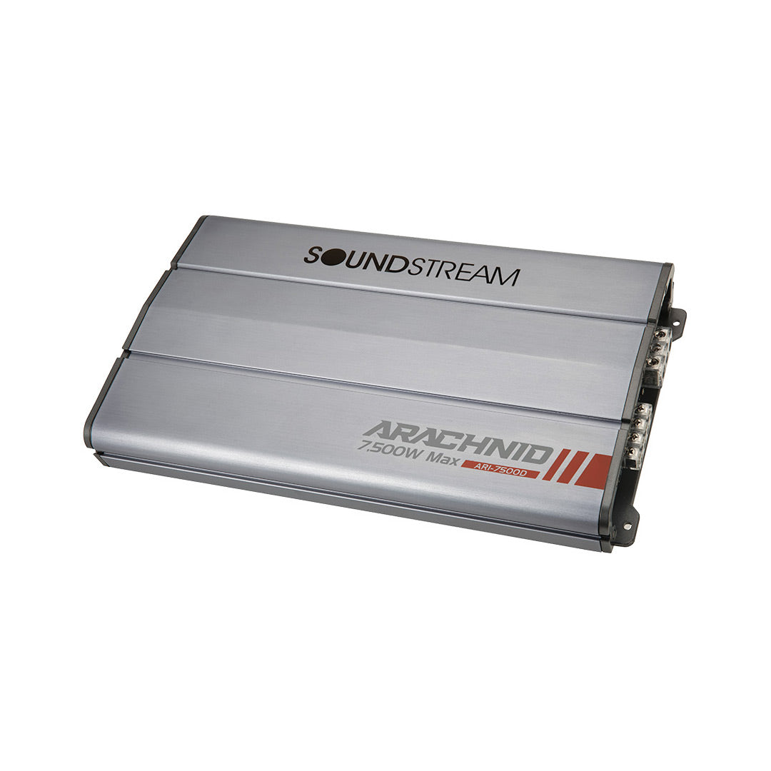 Soundstream AR1-7500D, Arachnid Series Monoblock Class D Subwoofer Amplifier - 7,500 Watts