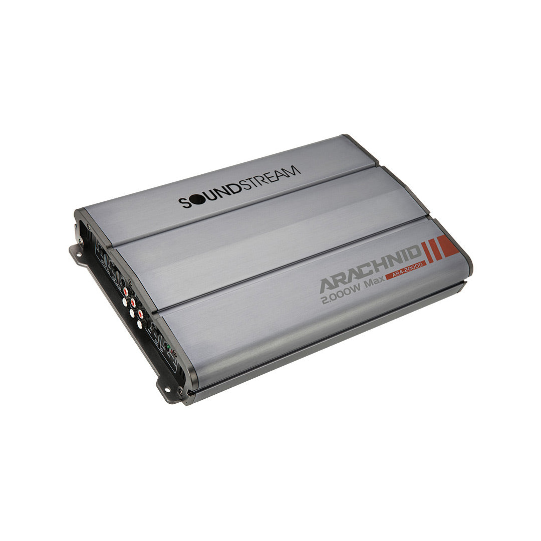 Soundstream AR4-2000D, Arachnid Series 4 Channel Class A/B Full Range Amplifier - 2,000 Watts