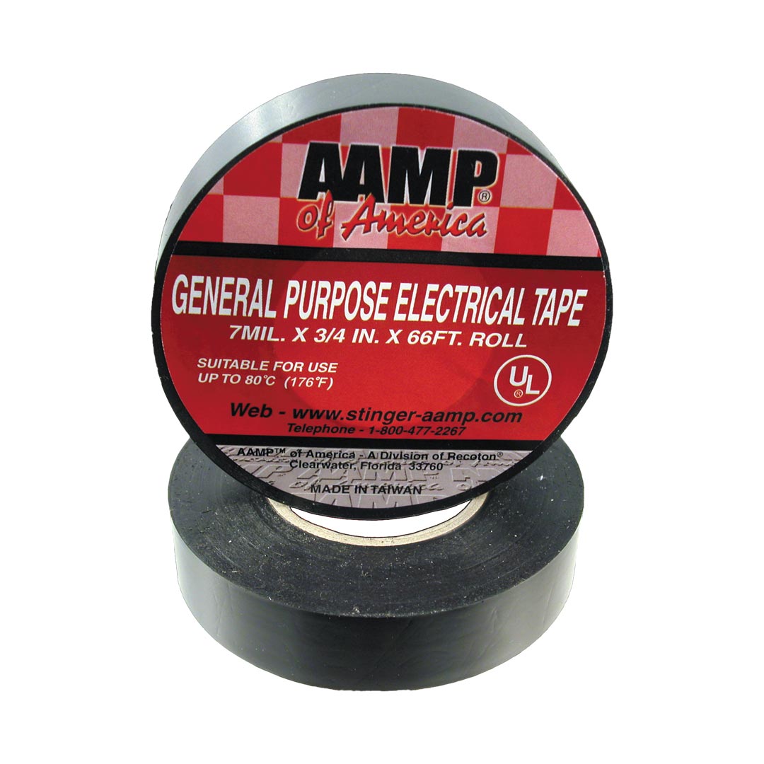 PAC ATAPE, Aamp Electrical Tape 66 Ft Roll 6 M2 Per Roll