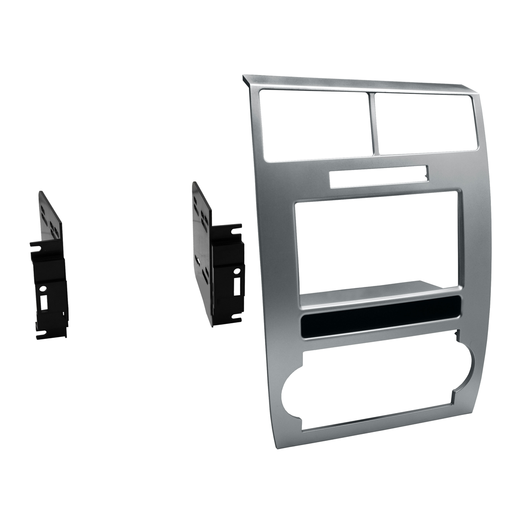 American International CDK639S, 2005-2007 Dodge Magnum & Dodge Charger 2006-07 Double DIN Silver Dash Kit