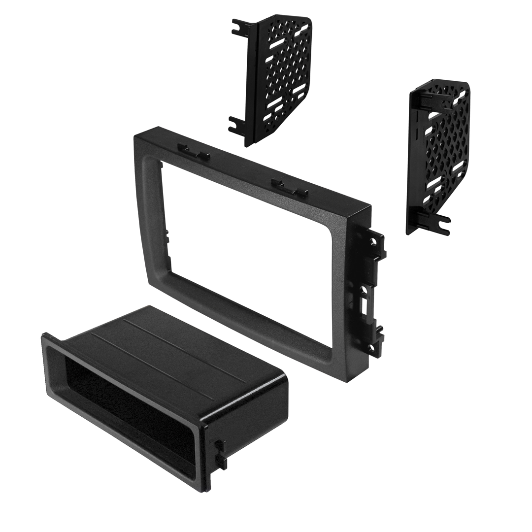 American International CDK649, 2004-2008 Chrysler / Dodge / Jeep Single ISO w/ Pocket or Double DIN Dash Kit