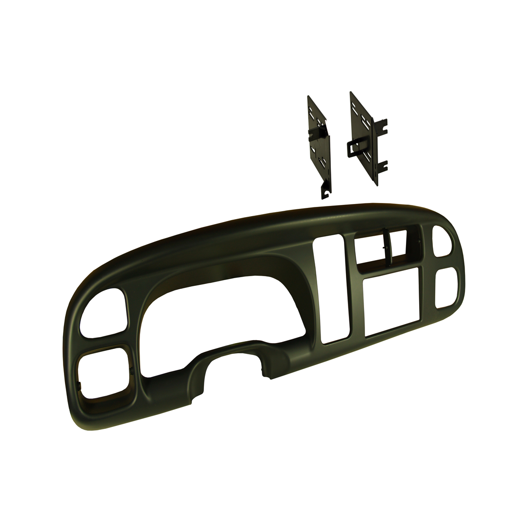 American International CDK665, 1998-2001 Dodge Ram Truck Double DIN Panel Dash Kit