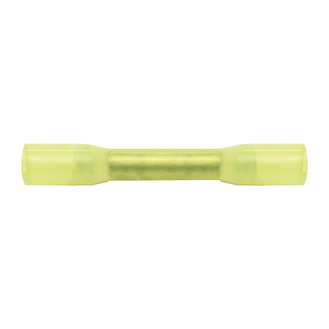 PAC CONBCS, 24-26 Gauge Yellow Nylon Butt Connector - 100/Bag