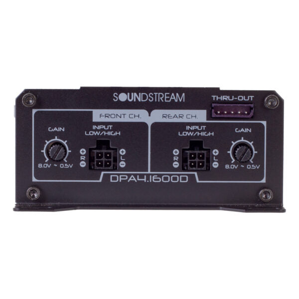 Soundstream DPA4.1600D, Reserve Class D 4 Channel Full Range Amplifier, 1,600W