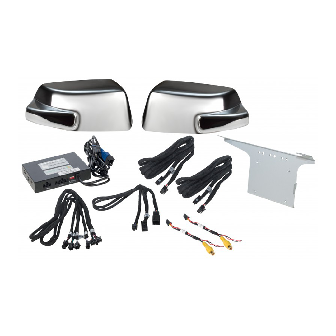 EchoMaster FC-GMSUV101-MC, 2015-2018 GM Suburban/Yukon/Tahoe Equipped w/ 4" And 8" Standard Mirrors Blind Spot Camera System