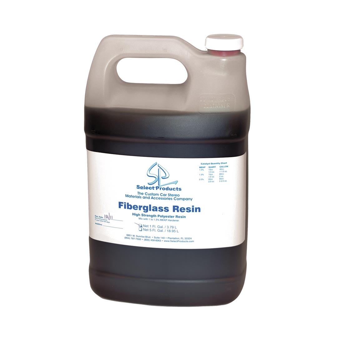 PAC FGRESIN, Fiber Glass Resin 1 Gallon With Tubes Mekp Hardner