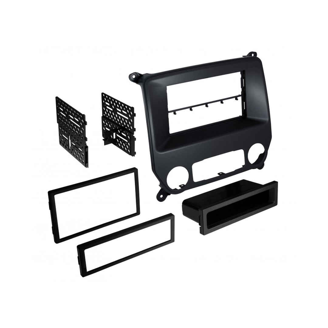 American International GMK325BM, 2014-2017 Chevrolet Silverado 2014-2017 GMC Sierra Single DIN / ISO w/ Pocket or Double DIN Dash Kit