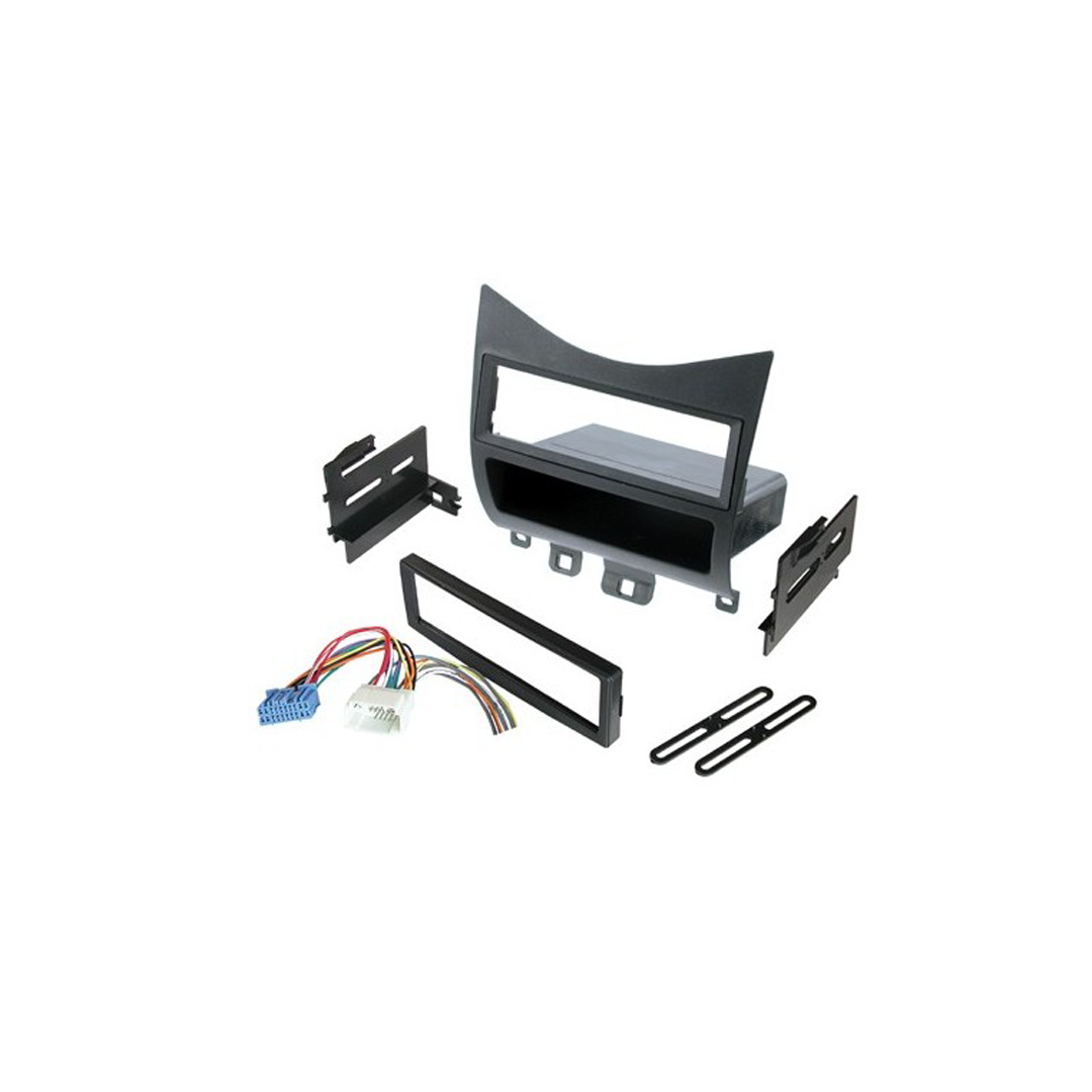 American International HONK823H, 2003-2007 Honda Accord Relocation Kit w/  Harness Single DIN or ISO w/ Pocket Dash Kit