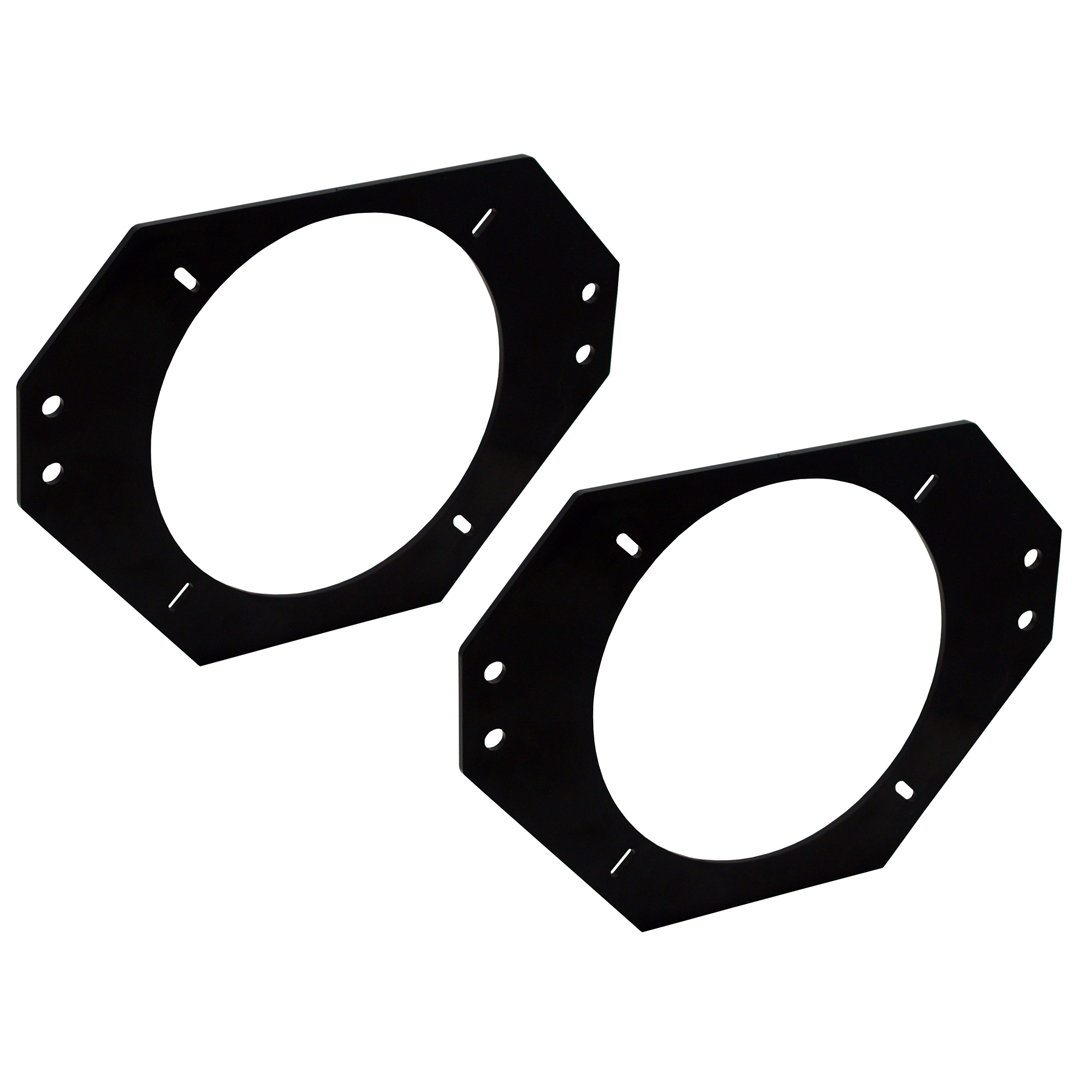 American International JSB525, 1997-2006 Jeep Wrangler 5.25" Speaker Adapter - Pair