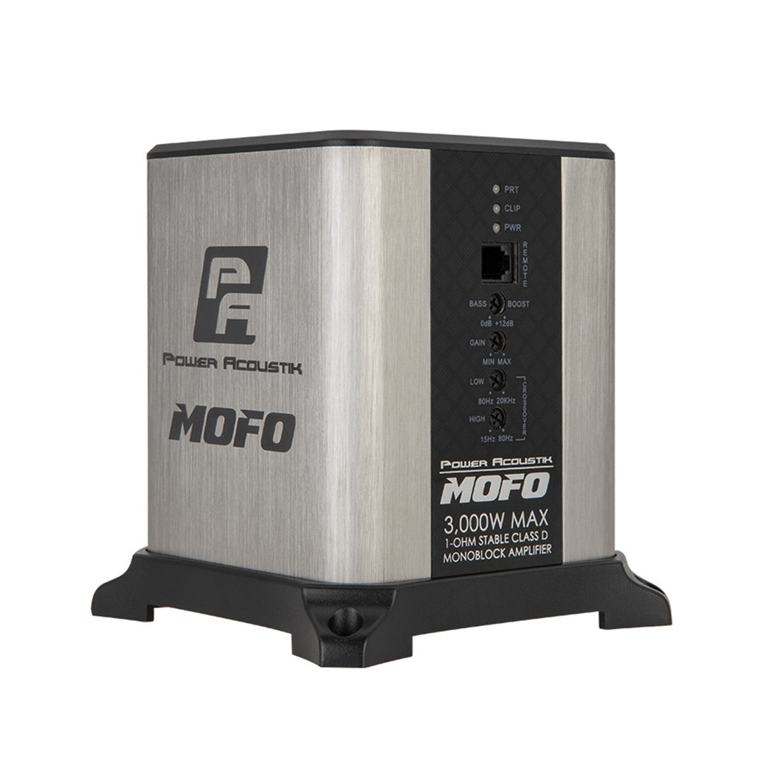 Power Acoustik MOFO1-3KD, Mofo Series Monoblock Class D Subwoofer Amplifier - 3,000 Watts