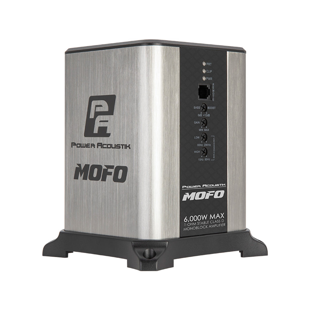 Power Acoustik MOFO1-6KD, Mofo Series Monoblock Class D Subwoofer Amplifier - 6,000 Watts