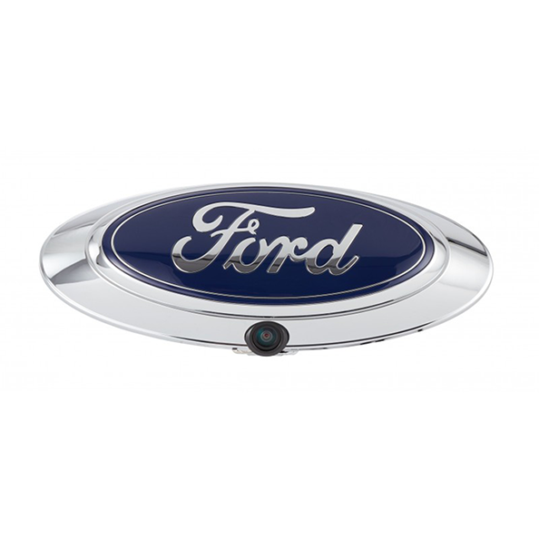 EchoMaster PCAM-FDL-N, 1/4" CMOS Ford Emblem Camera w/ Parking Lines For F-150 & Super Duty (2008-2014) (Mirrored Image)