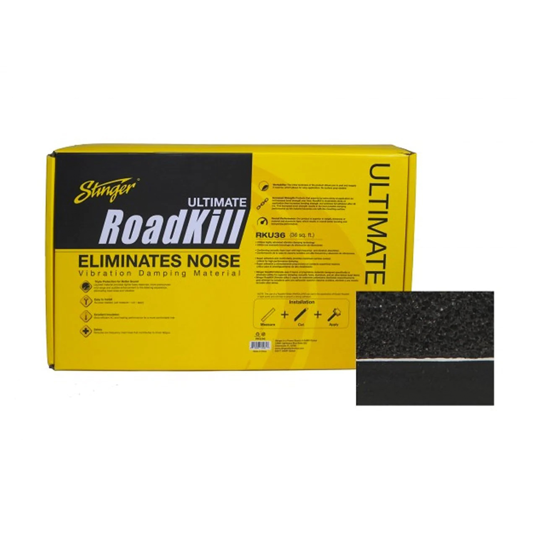 Stinger RKU8, RoadKill Bulk Pack Dual Layer Ultimate Sound Damping (2 PCS) 18"x32" - 8 Sq Feet