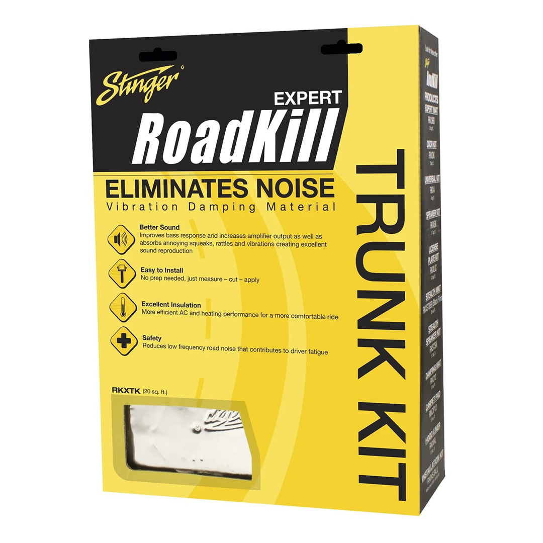 Stinger RKXTK, RoadKill Expert Trunk Kit Sound Damping (10 Sheets) 12"x24" - 20 Sq Feet