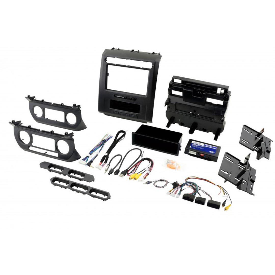 PAC RPK4-FD2101, 2015-2019 Ford F-Series Pickup (8" Radio) Radio Replacement Kit w/ Integrated Climate Controls