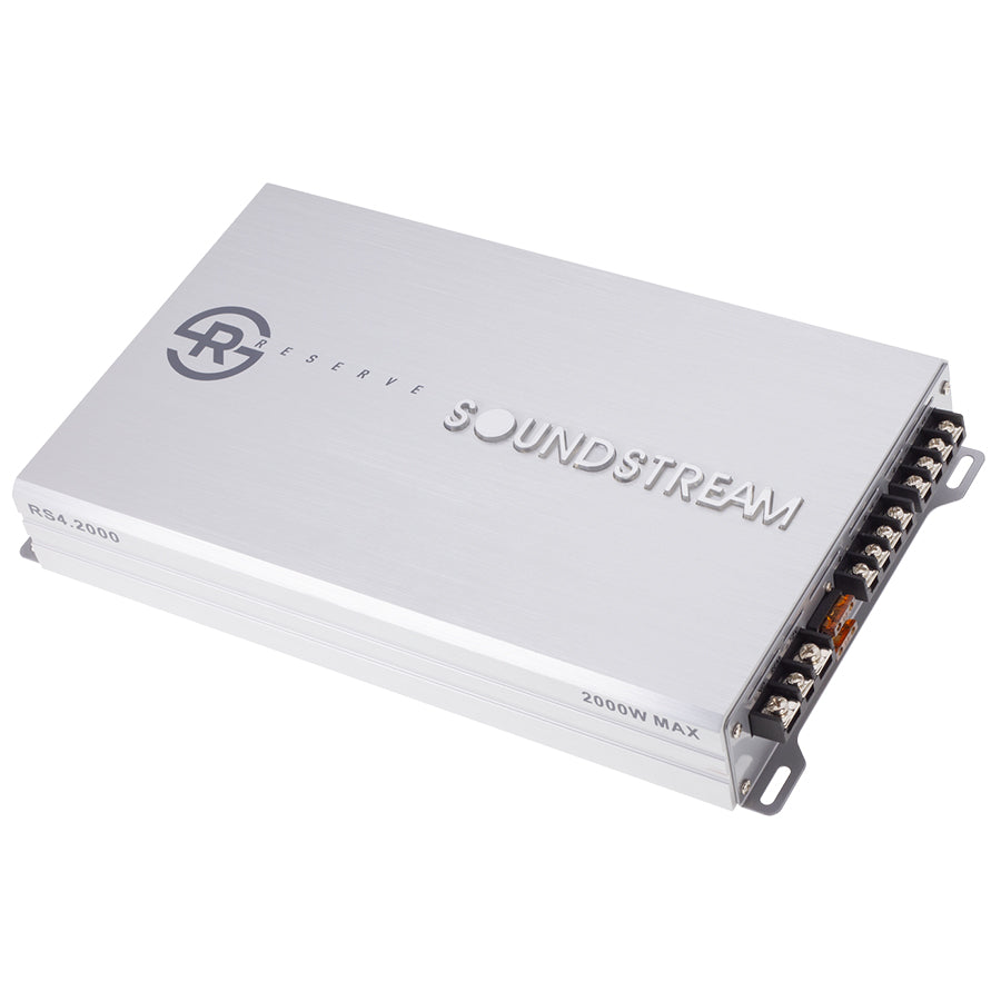 Soundstream RS4.2000, Reserve Series 4 Channel Full Range Amplifier, 2000W