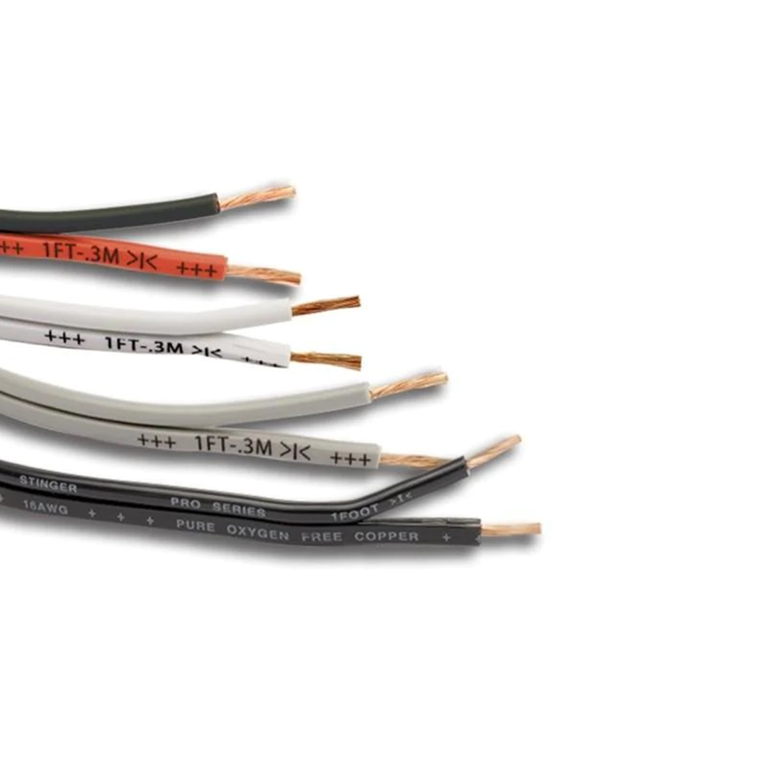 Stinger SHW512G250, 12 Gauge Matte Gray Hyper-Flex Speaker Wire - 250 Feet