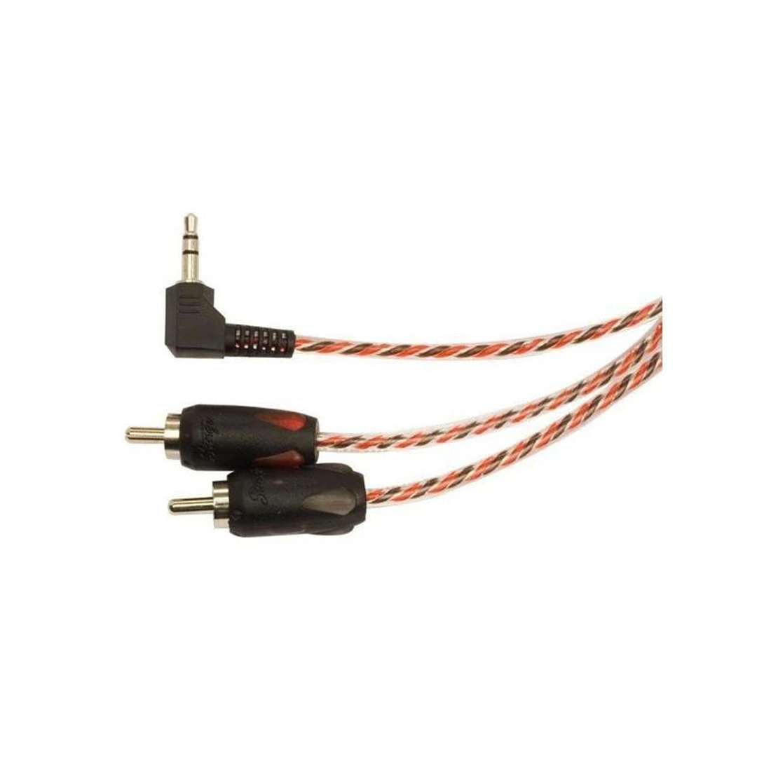 Stinger SI433, 4000 Series 3.5mm To Male RCA Cable - 3 Feet