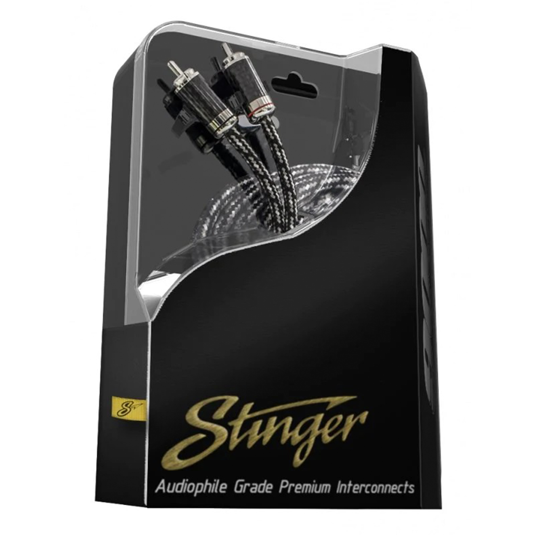 Stinger SI9212, 9000 Series 2 Channel Premium OFC RCA Cable - 12 Feet