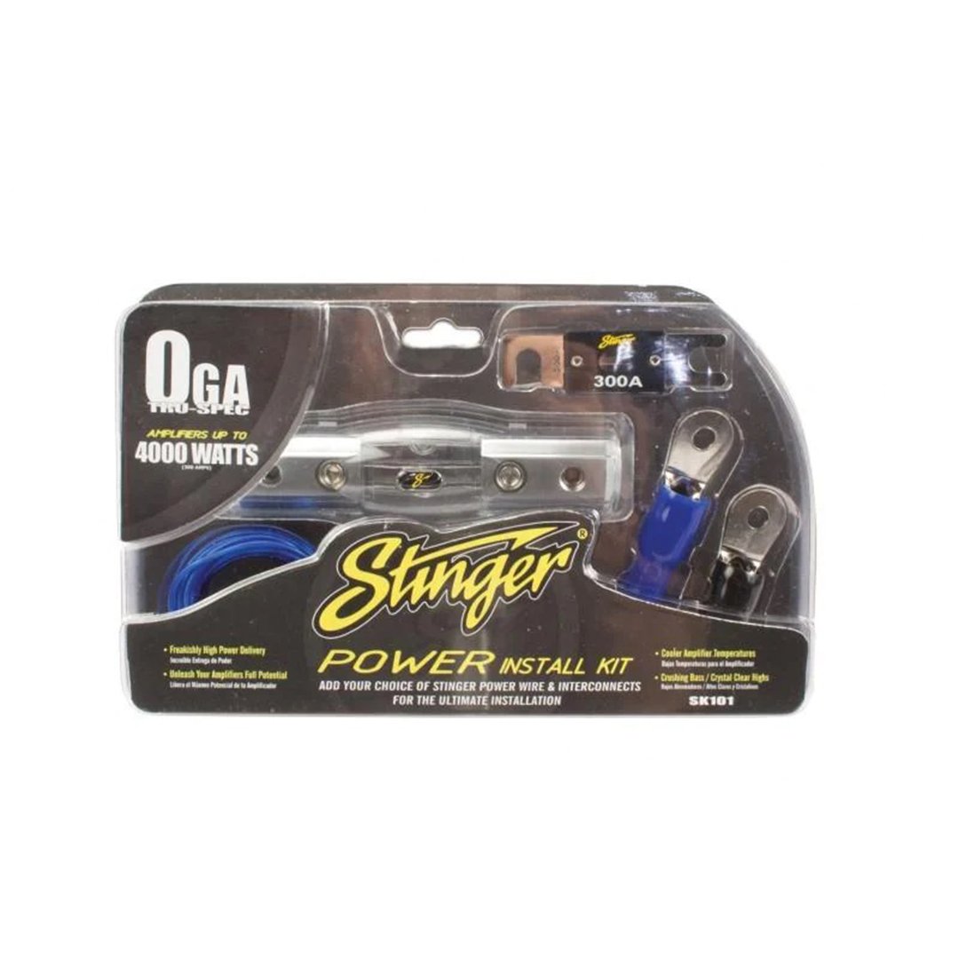 Stinger SK101, 0 Gauge Amplifier Install Kit w/ 300 Amp ANL Fuse